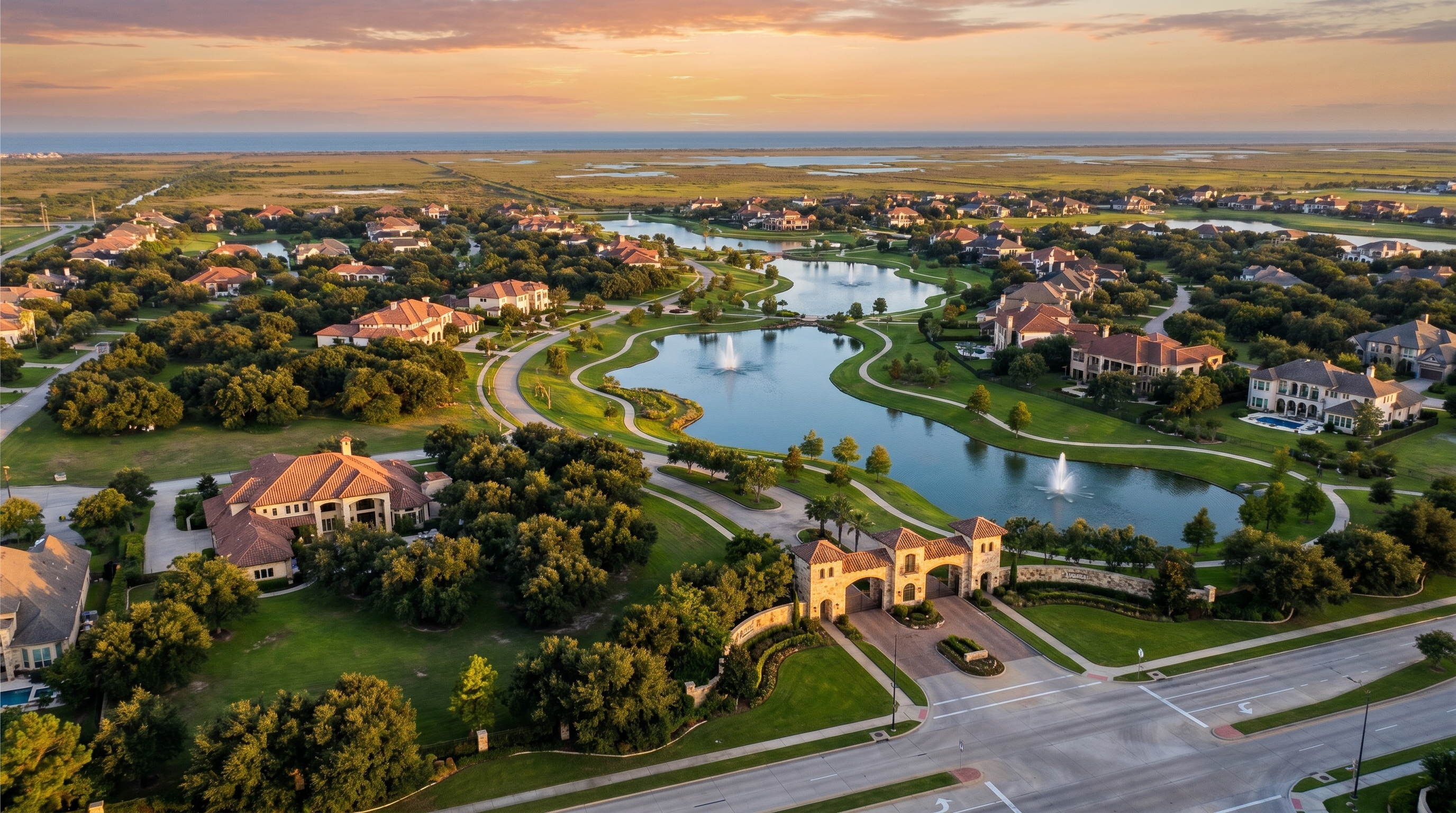 A vision for Oso Vista, lakeside luxury community rendering